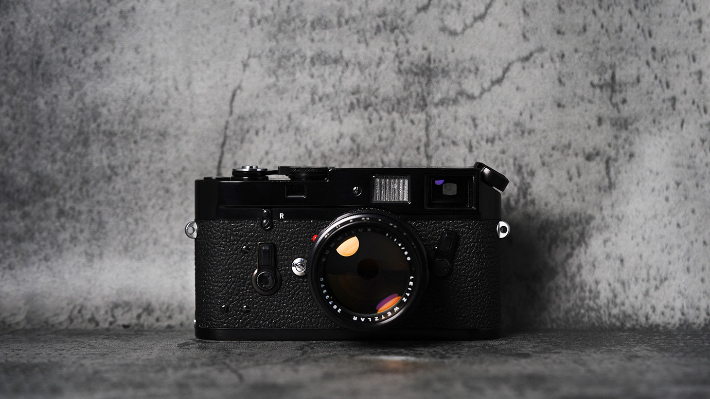 0.72 Leica M7 薄暗い ブラック Engrave 