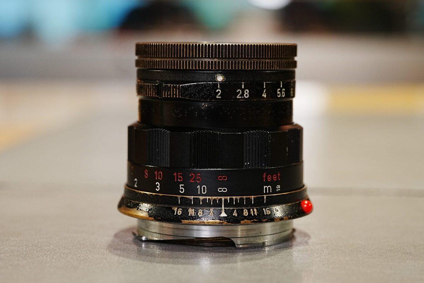 ライカ Leica Summicron f=5cm 1:2 寝かす #139b