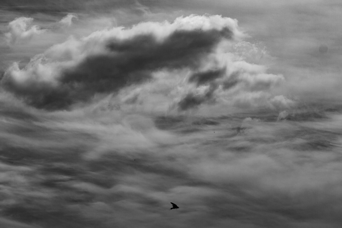 ライカM10-Pとアポ・ズミクロンM f2/50mmで韓国のDMZの空を白黒で撮影した写真