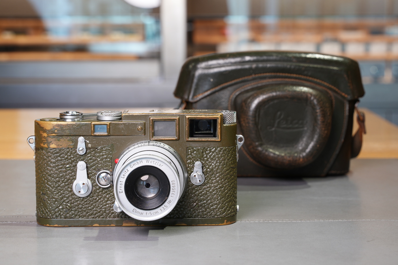 ライカM3オリーブにエルマー5cmをつけて撮影した写真